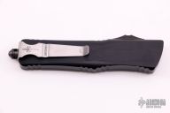 Combat Troodon Double Edge Mirror Polish w/ Carbon Fiber Inlay Anodized Hefted Alloy W/ Carbon Fiber Button & DLC Ringed Hardware S/N 017