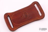 Leather Belt Sheath - Hand Tooled  