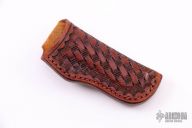 Leather Belt Sheath - Hand Tooled  