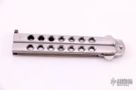 VINTAGE 1980s DRAGON-LOCK 11-473 TAK FUKUTA SEKI JAPAN STAINLESS 3.5" FOLDING BALISONG BUTTERFLY KNIF