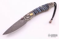 B12 Custom - Damascus/Sterling/Mammoth Tooth