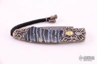 B12 Custom - Damascus/Sterling/Mammoth Tooth