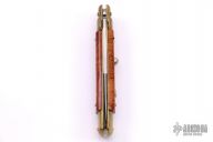 9" Swivel Bolster Auto - Burl Wood