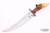 Damascus Fighter w/ Carved Bear Head