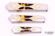 Set of Three One of a Kind Interframe Lockback Folders