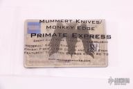 Primate Express Debt Slasher Titanium Card Blade