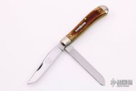 488210 Prototype Trapper - Antique Amber Jigged Bone
