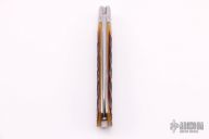 933119 Swayback Lambfoot - Dark Chestnut Jigged Bone