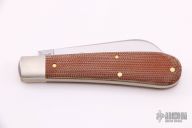 933119 Swayback - Natural Canvas Micarta