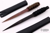 Pink Strider Pouch with two Strider Steel Nails