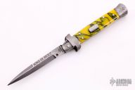 9" Damascus Swivel Bolster Auto