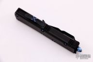 231-16CFTI UTX-85 S/E Carbon Fiber Damascus Standard Blue Titanium Hardware