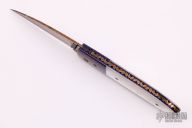 Mosaic Damascus and MOP linerlock