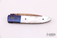 Mosaic Damascus and MOP linerlock