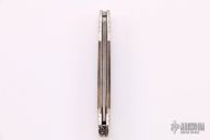 Damascus and Mammoth Ivory Lockback