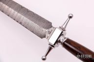 Damascus and Ironwood Dagger