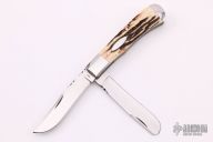 Two Blade Trapper - Stag