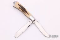 Two Blade Trapper - Stag