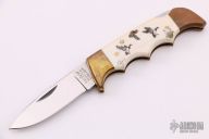 Vintage Lockback w/ Scrimshaw