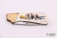 Vintage Lockback w/ Scrimshaw