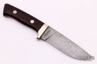 Damascus Drop Point Hunter 
