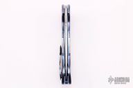 Damasteel and Timascus Linerlock Flipper