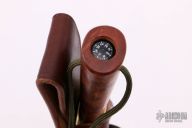 Model 12-6 Bear Bowie - Thuya Burl w/ Compass