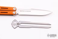 MSS05 Serpent Striker Butterfly Knife Satin Blade