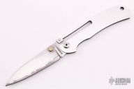 One Handed Knife - Cowry San Mai Damascus