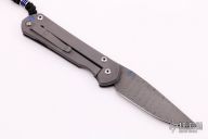  Large Sebenza 21 - Damascus/Carbon Fiber