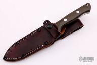 Field Bravo-1 - Green Canvas Micarta