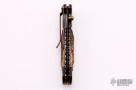 Damascus and Stag Linerlock 