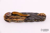 Stag and Damascus Linerlock