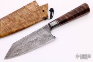 Bunka - Explosion Pattern Damascus and Mango