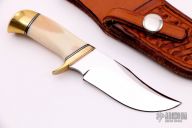 Miniature Recurve Walrus Ivory Hunter