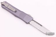 143-11GY Combat Troodon S/E Gray Stonewash Partial Serrated