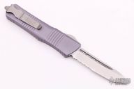 144-11GY Combat Troodon T/E Gray Stonewash Partial Serrated