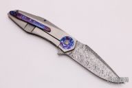 Accomplice Flipper - Damasteel and Timascus