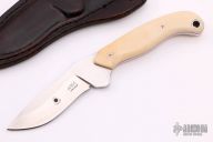 Diplomat - Ivory Paper Micarta