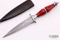 Pink Ivory Wood Dagger