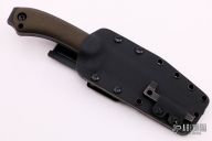 Survival Striker Knife - Green Canvas Micarta