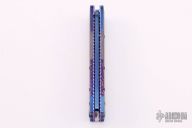 Box Razor Auto - Damascus and Zirconium