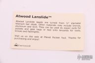 Atwood Lanslide - Titanium 3-Rib - Small