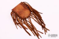 EDC Alligator Skull Earbud Leather Pouch