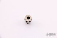 Crusader Shield Bead - .925 Sterling Silver