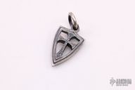 Crusader Cross Shield Pendant
