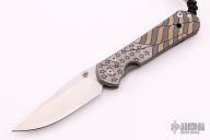 Large Sebenza 21 CAD Custom - Forever Flag