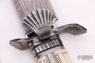 Sole-Authorship Bowie Fighter w/ Damascus Sheath