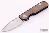Liong Mah Design Traveler Sheepsfoot Slip Joint - Green Micarta 