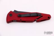 MSE-SC - Red Firefighter - Black Tactical Plain Edge